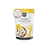 BORCHERS Vanillin Xylit, Alternative für Vanillezucker 65g, auf Grundlage von Xylit, weniger süß, kalorienreduziert & zuckerfrei, Zuckerersatz, Süßungsmittel, Zuckeralternative