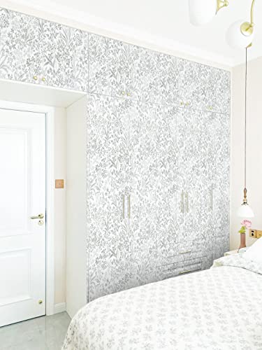 Heroad Brand Leaf Peel And Stick Wallpaper Boho Leaves Contact Paper Self Adhesive Floral Contact Paper For Cabinets Waterproof Drawer Liner Decoration Wall Paper For Walls Removable 15.5''X118'' #TOP4