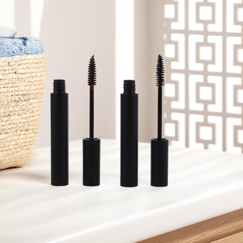 Teñir vello facial y cejas temporalmente con kit de 2 pinceles 4