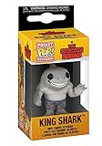 Funko Pop! Keychain: Tundra - King Shark - Keychain 7 - Suicide Squad 2 - Minifigura de Vinilo Coleccionable Llavero Original - Relleno de Calcetines - Idea de Regalo- Mercancia Oficial - Movies Fans