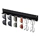 xyuayamz Brillenaufbewahrung Wand, Wandmontage Brillenhalter, Sonnenbrillen Organizer Wandmontage, Brillenablage Display zum Aufhängen der Brille Sonnenbrillen, Acryl, 1 Stück, Schwarz