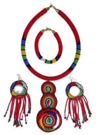 Tribal Pendant necklace African tribal 