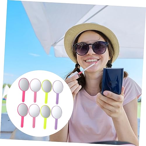 Espejo de mano para maquillaje portátil LIFKOME 8 piezas miniatura 6
