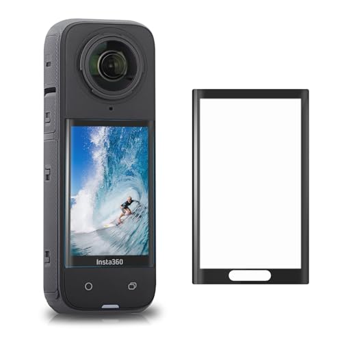 SHEAWA Insta360 X5/X4 フィルム 1枚入 強化ガラス保護フィルム 9H硬度 画面保護 スクリーン保護 高透過率 撥水 撥油 アクセサリー