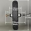 12 inch Electric Scooter Hub Motor 36V 500W Brushless Gearless Hub Motor 950RPM Electric Scooter Motor Wheel 12 * 2.125 Inflatable Tire (12in 36V500W) #4