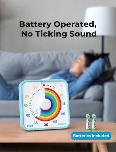 LIORQUE 7.5-Inch Large Visual Timer, 60-Minute Classroom Timer Magnetic - Image 4