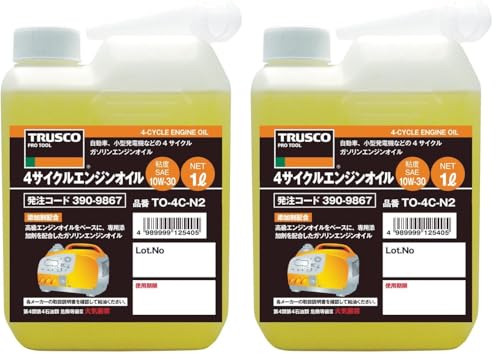 �g���X�R���R(TRUSCO) 4�T�C�N���G���W���I�C�� �S�x10W-30 1L TO-4C-N2 (× 2)