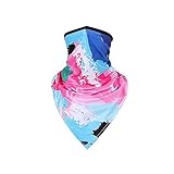 TClian Women UPF 50+ Face Mask Sun Protection Fashion Colorful Neck Gaiter Scarf (FCM-09)