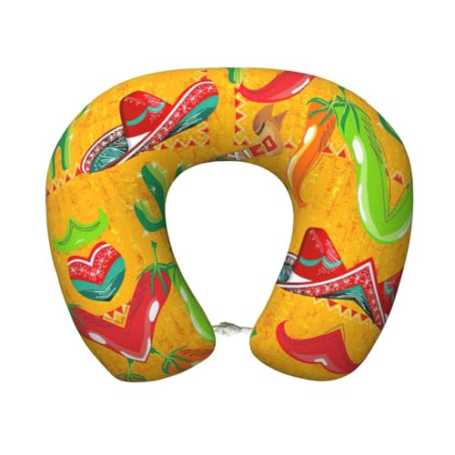 Almohada de cuello de espuma viscoelástica negra miniatura 1