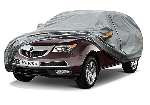 Image of Kayme Heavy Duty SUV Car Cover Custom Fit Acura MDX (2007-2025) Waterproof All Weather for Automobiles, Full Exterior Covers Sun Rain UV Protection.（Deliver About 3-10 Days）