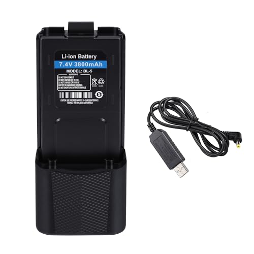 Batería BL-5 para Baofeng UV-5R ideal para rutas de montaña y senderismo con USB