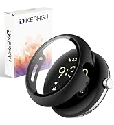 DIKESHGU Pixel Watch 2 用 ケース Pixel Watch 2保護カバー ガラスフィルム 一体型 PC素材 全面保護 超薄型 装着簡単 耐衝撃 高透過率 指紋防止 傷防止 ...