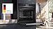 Siemens HR776G1B1, iQ700 Smarter Einbau-Backofen mit Dampffunktion, 60 x 60 cm, Made in Germany, Schwarz, activeClean Pyrolyse & humidClean Hydrolyse, Air Fry, Automatikprogramme, Farbiger Touchscreen