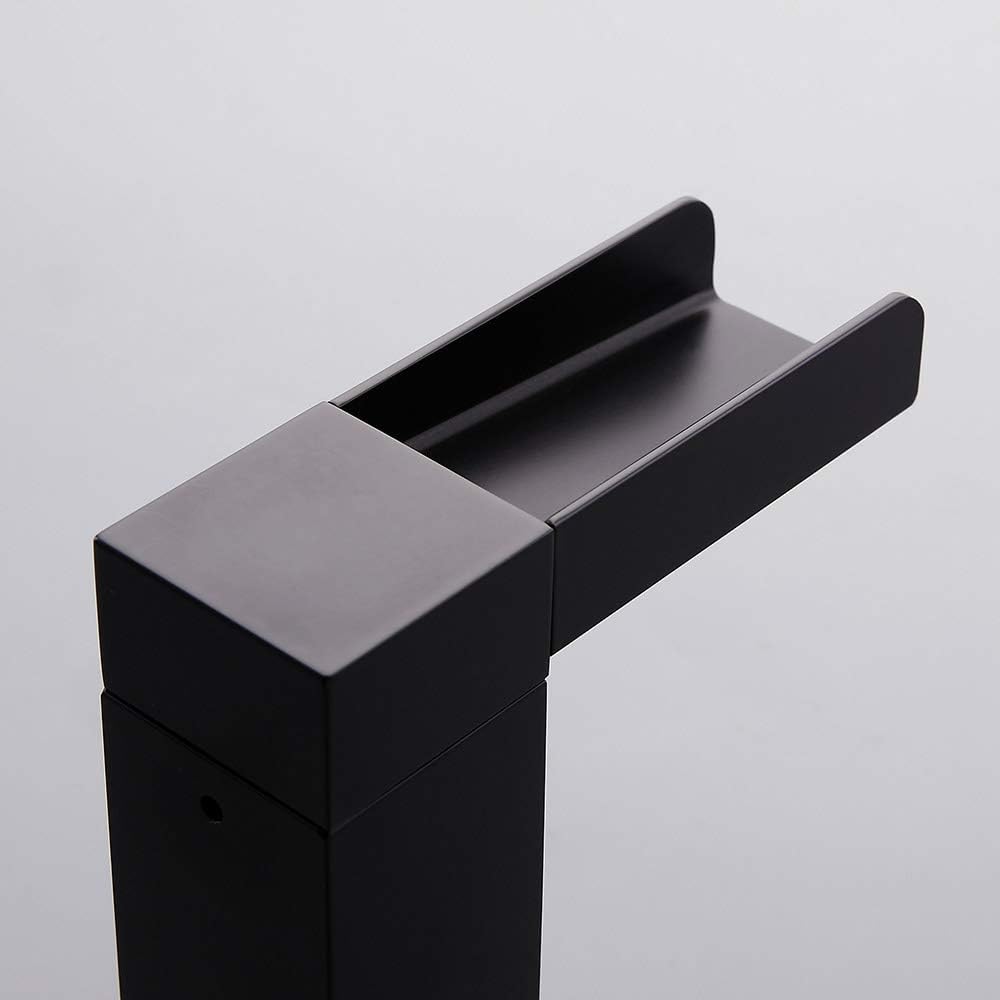 Crazy Deals BULUXE Waterfall Widespread Double Handle Right-Angled Bathroom Sink Faucet in Matte Black Finish Deck Mounted 3 Holes Modern Black Friday - 40% OFF BULUXE Waterfall Widespread Double Handle Right-Angled Bathroom Sink Faucet in Matte Black Finish Deck Mounted 3 Holes Modern
