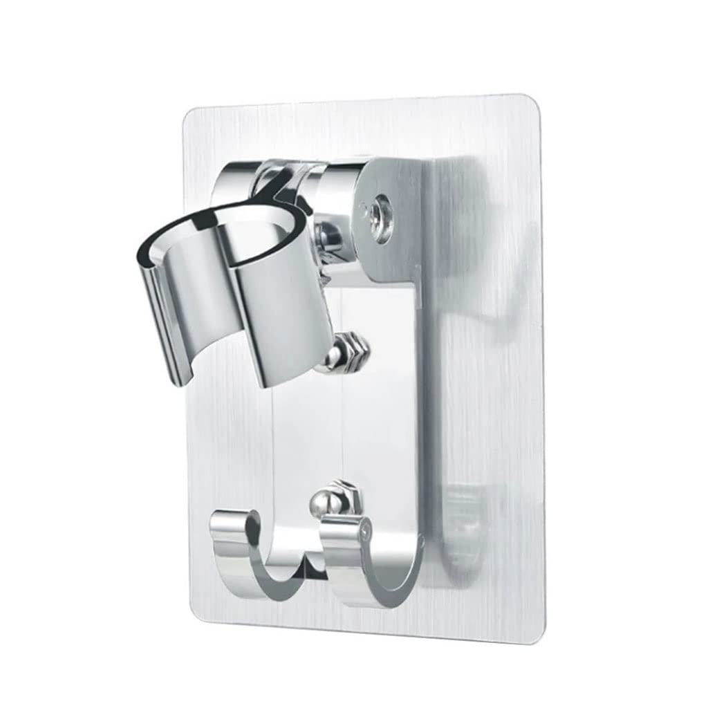 Soporte de ducha para pared sin taladro con gel activo para mango de mano