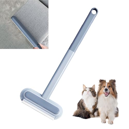 Galenecx Cepillo Quita Pelos Mascota, Multifunctional Pet Hair Remover, Cepillo de limpieza con Mango Retráctil, Quitapelos for Muebles, Uso Húmedo y Seco, Suitable Sofa, Pet Bed, Rug, Clothes, Windo