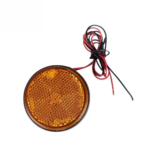 Feu de frein moto jaune feu de freinage pour moto lampe d'avertissement stop
