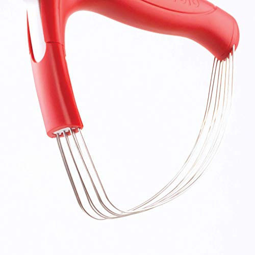 Misturador manual Tovolo para massas, 1 EA, vermelho