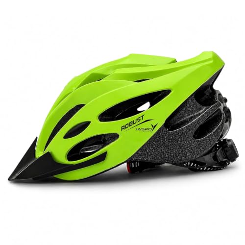 Image of Jaspo Robust Plus Cycling and Skating Helmet for Kids & Adults | 170g Lightweight & Adjustable |Sports Helmet | Quick-Release Buckle & Padded Chin Strap | Ideal for Cycling, Skating & Outdoor Use