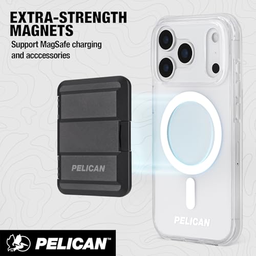 Image of Pelican Ranger iPhone 17 Pro Case - Compatible with MagSafe - Clear | Rugged Magnetic Phone Case with 14ft Military-Grade Drop Protection - Heavy Duty Phone Cover for iPhone 17 Pro