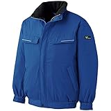 [ミドリ安全] ベルデクセル 防寒服 長袖 ブルゾン 男女兼用 立体裁断 撥水 軽量 VE1023 上 ロイヤルブルー LL