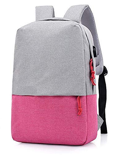 VIDISA Anti Theft Laptop Bag with USB Cable and Built in Charging Port Laptop Backpack | 45 X 28 X 12 CM | Red