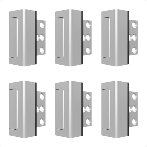 Steinwhale 6Pack Door Reinforcement Lock Home Security, Childproof Safety