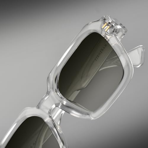 Image of SAM AND MARSHALL ELLIOT UV400 Protected Rectangle Sunglass for Men & Women