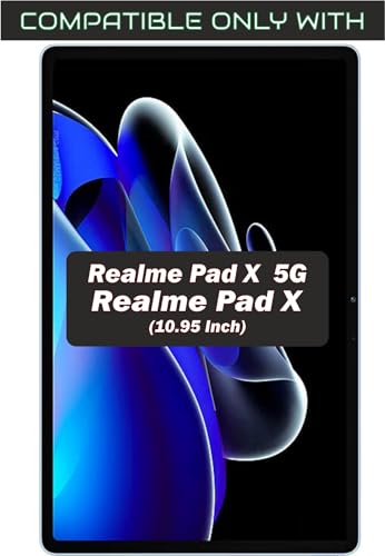 Image of Matte Screen Guard Compatible With Realme Pad X, Realme Pad X 5G Tab (10.95 inch Inch Tablet) Flexible Anti Glare Matte Screenguard Not a Tempered Glass Screen Protector