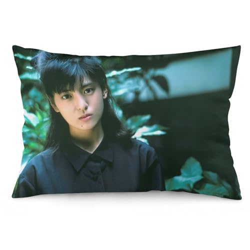 南野陽子 43 枕カバー ロング枕カバー 両面印刷 柔らかく生地 横寝用抱き枕 向き寝 室内装飾 16 "x24 "