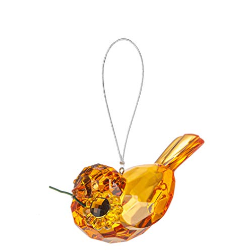 Ganz Acryf-99 Decorative Hanging Ornament, Set Of 3, Acrylic (Sunflower Bird) #TOP7