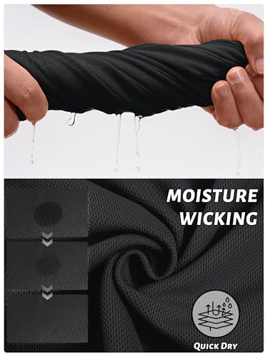 TACVASEN Mens Polo Shirt Short Sleeve Tactical Performance Collared Work Golf Shirts Dry Fit Pique Polos for Summer4