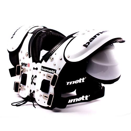 Confortevole e sicuro. Barnett VISION II, nero (S) Paraspalle da football americano, QB-WR-DB, LEGGERO
