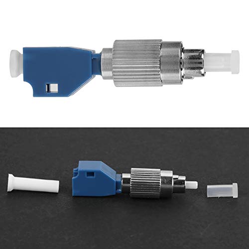 Adaptador de fibra óptica, conector de fibra óptica LC/UPC fêmea para UPC macho SM 9/125 conector de