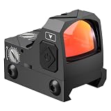 CVLIFE WolfCloak C02 Motion Awake 2MOA Red Dot Scope for RMR Cut Footprint, Shockproof and Waterproof Red Dot Sight, Red Dot with Adapter Plate for MOS and 21mm Picatinny Base