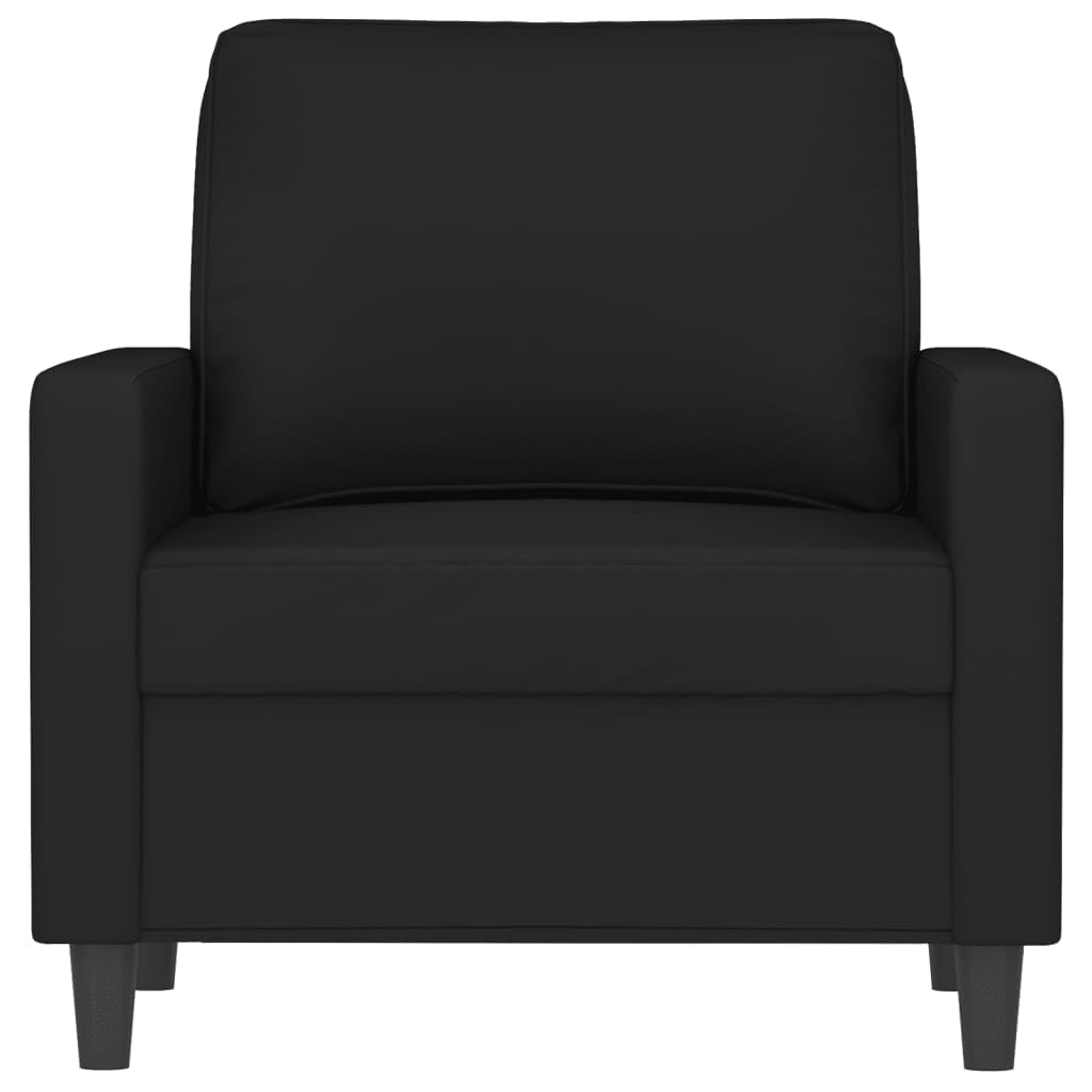 Fotel czarny 60 cm aksamit, miękki fotel wypoczynkowy z metalowym stelażem, wygodny fotel tapicerowany do salonu, sypialni, biura, maks. 110 kg