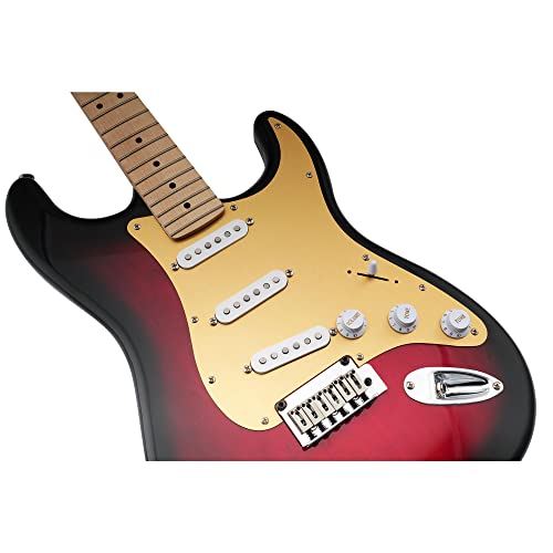 Musiclily Pro 11 Furos SSS Stratocaster Escudo Pickguard de Alumínio para Guitarra American/Mexican