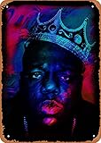 Bestselling Rap Music biggie small Metal Tin Sign Poster Vintage Art Wall Decor 12 x 8 inch