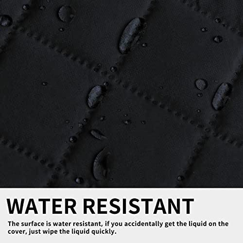 Issuntex Super Anti-Slip Couch Covers For 3 Cushion Couch Sofa, Water Resistant Sofa Cover Quilted Sofa Slipcover Furniture Protectors For Dogs, Pets, Kids (Sofa, Black) #TOP4