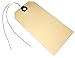 Amram Wired Shipping Tags 4 3/4 Inch X 2 3/8 Inch 100 Tags Manila with Reinforced Eyelet