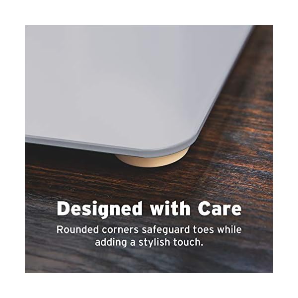 Etekcity Scale for Body Weight, Digital Bathroom Weighing Machine for People, Large and Easy-to-Read Backlight Display, Accurate with High Precision Measurements, Durable Tempered Glass, 400 lbs