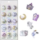 かわいい3Dシール 浮き彫りタイプ 海の生き物 ペンギン あめ デザイン 手帳 スマホケース デコレーション DIY クラフト女の子 個性的 ギフト (ハロウィン)