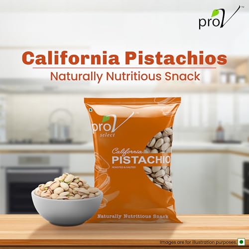 Image of ProV Select California Pistachio | Roasted & Salted | Rich in Protein, Fiber & Healthy Fats | Nutritious Crunchy Snack | 200g