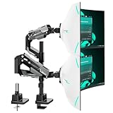 Protégez votre bureau : en installant vos deux écrans sur les bras, ce bras d'écran ultra large permet d'économiser 50 % d'espace précieux sur votre bureau. Le système de gestion des câbles intégré cache les câbles et les fils de manière invisible pour un espace de travail plus rangé et organisé.