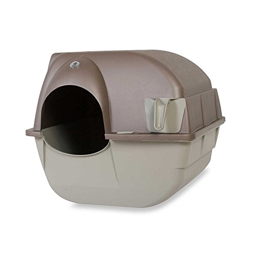Omega Paw Self-Cleaning Litter Box, Pewter (Medium)