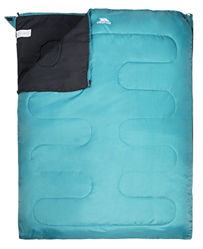 Doppelschlafsack Trespass Catnap in Jade für 2 Personen für drei Jahreszeiten