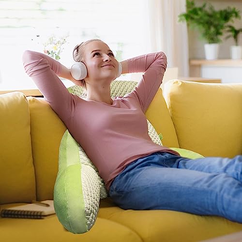 leitura cama | Encosto macio com braços para cintura | Almofada multifuncional Ice Silk 2 em 1 - Alí