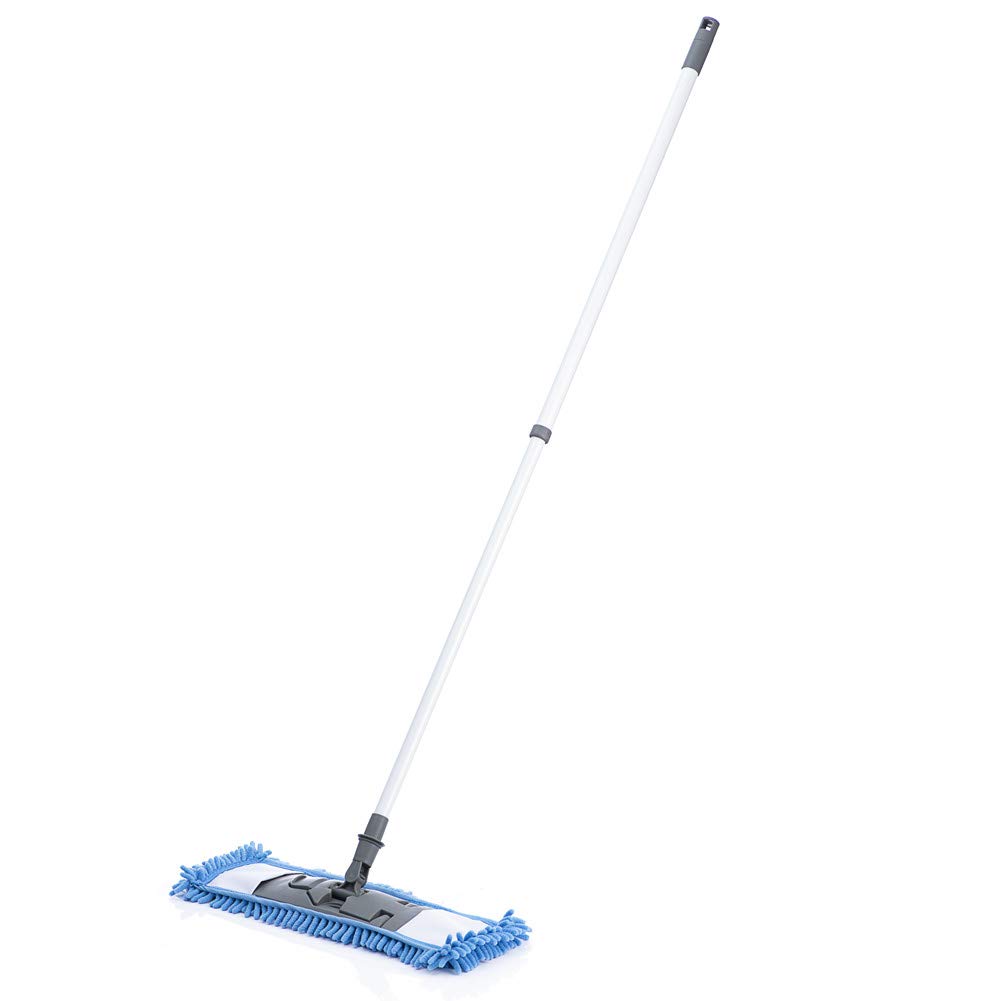 SHIHUAN Chenille Microfiber Mop with 50" Extendable Handle