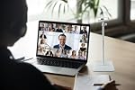 White Webcam Magnetic Stand Holder for Logitech Brio 100, Brio 300,Brio 500,C270,C310 webcams