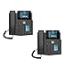 Fanvil X5U High-end Executive IP Phone with 6-line Gigabit Color Display Phone - 40 DSS Keys (2-Pack)